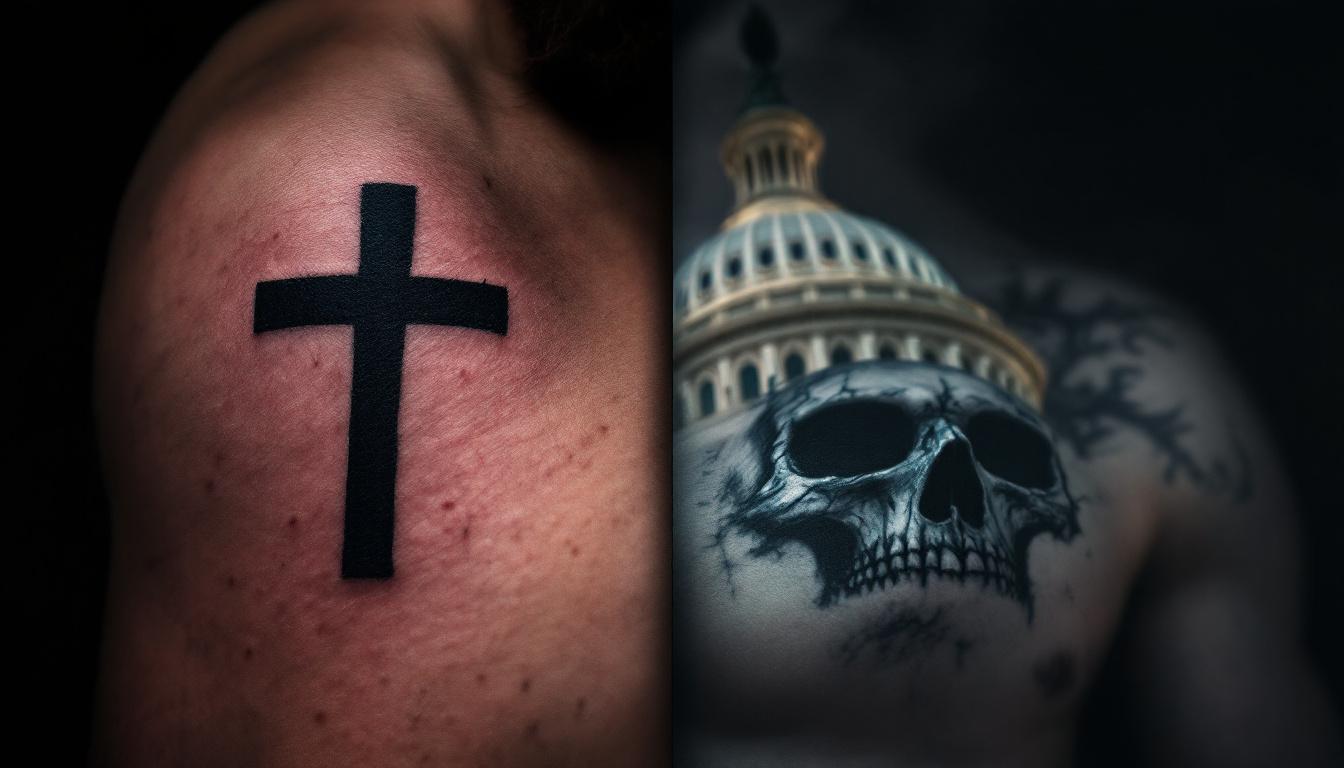 Elizabeth Warren Called Pete Hegseth's Christian Tattoo a ‘Threat' — Then Endorsed a Democrat Senate Candidate Who Had an Actual Nazi Tattoo on His Chest